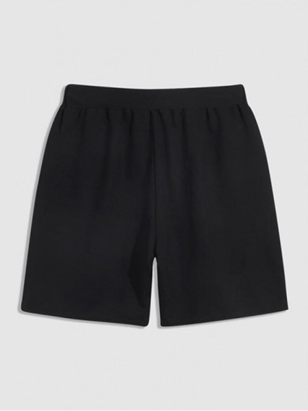 PARIS Drawstring Streetwear Sweat Shorts PARIS Drawstring Streetwear Sweat Shorts