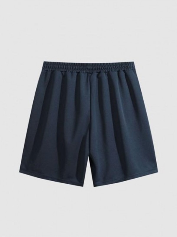 Letter Graphic Pockets Lounge Shorts Letter Graphic Pockets Lounge Shorts