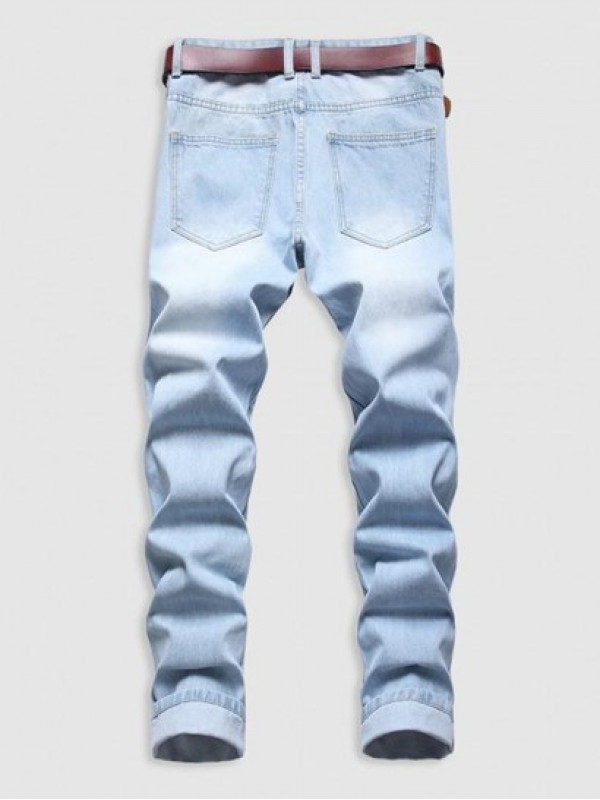 Colored Distressed Skinny Jeans