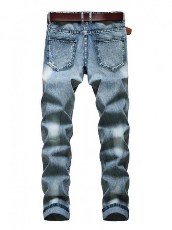 Ripped Zip Fly Jeans Ripped Zip Fly Jeans