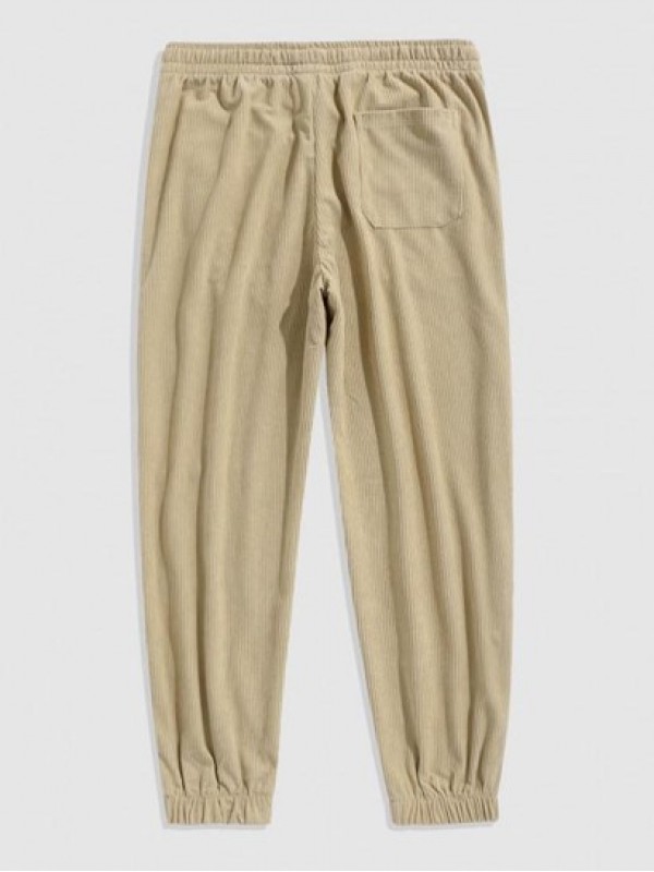 Solid Color Beam Feet Corduroy Pants Solid Color Beam Feet Corduroy Pants