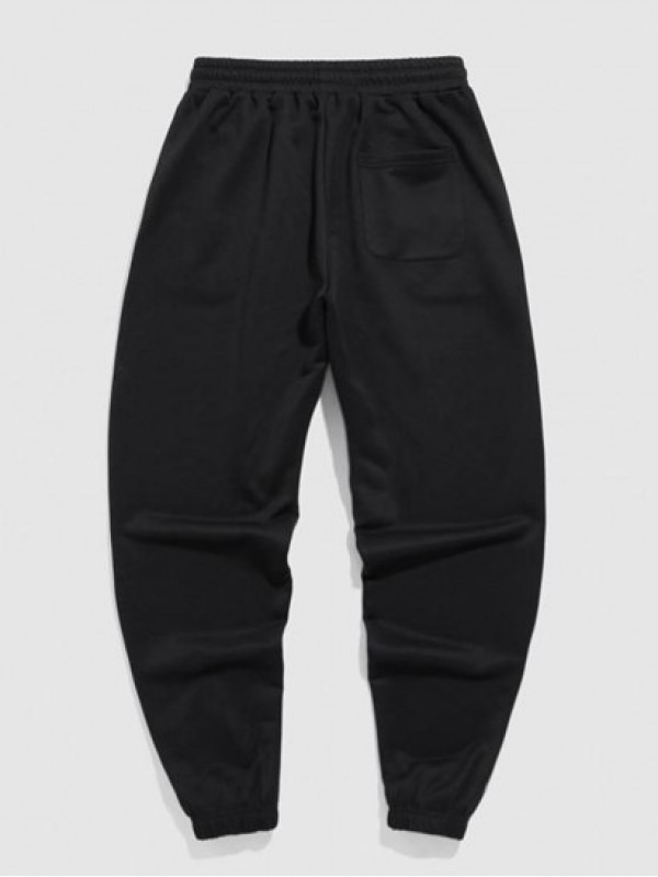 Smile Face Embroidery Sports Jogger Sweatpants Smile Face Embroidery Sports Jogger Sweatpants