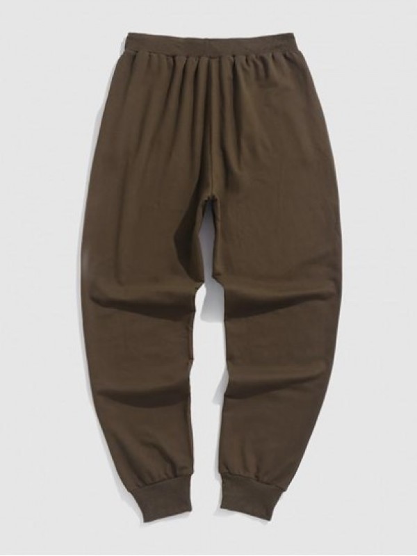 Los Angeles Letter Printed Drawstring Sweatpants Los Angeles Letter Printed Drawstring Sweatpants