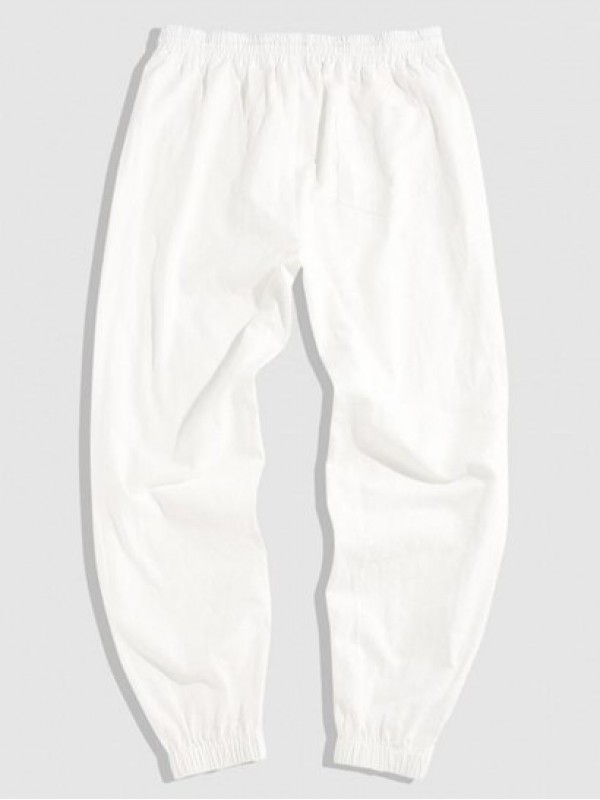 Solid Color Label Design Sweatpants Solid Color Label Design Sweatpants