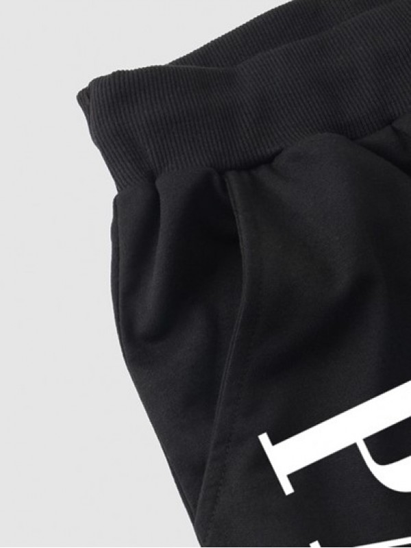 PARIS Drawstring Streetwear Sweat Shorts PARIS Drawstring Streetwear Sweat Shorts