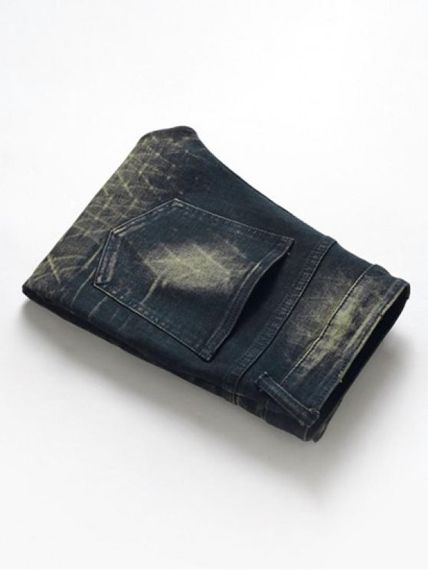 Rhombus Pattern Retro Pockets Jeans Rhombus Pattern Retro Pockets Jeans