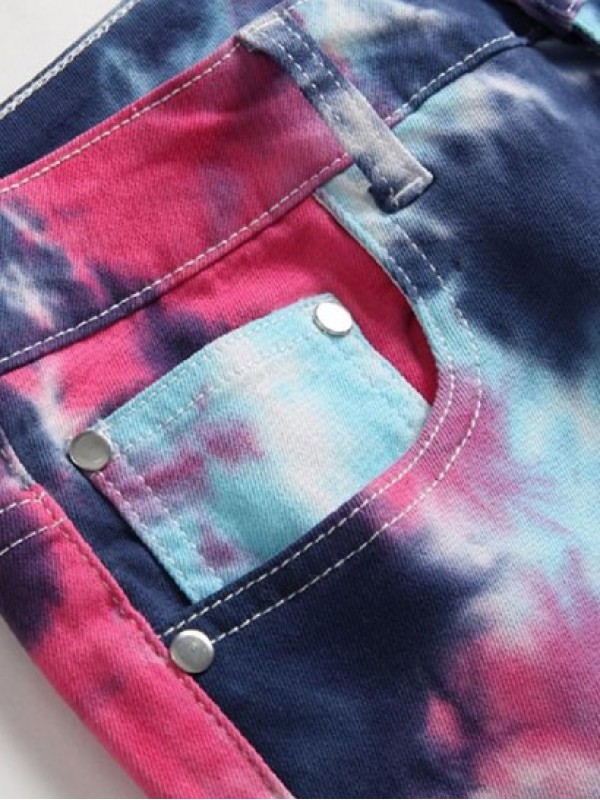 Tie Dye Straight Jeans Tie Dye Straight Jeans