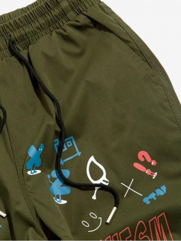 Made In China Letter Graffiti Graphic Y2K Aesthetic Pants Made In China Letter Graffiti Graphic Y2K Aesthetic Pants