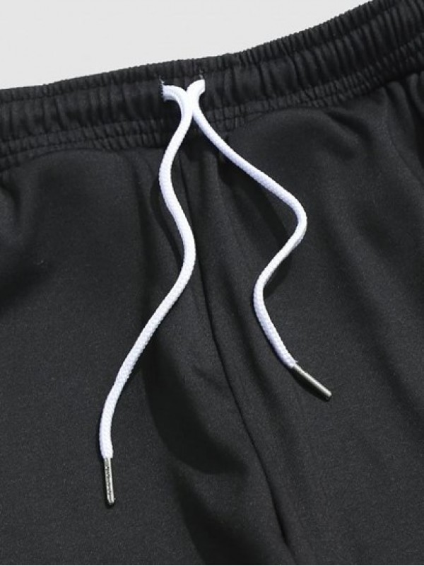 Sea Waves Print Jogger Sweatpants Sea Waves Print Jogger Sweatpants