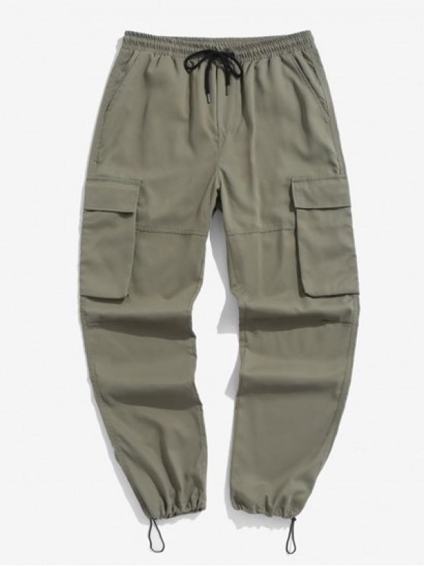 Toggle Drawstring Streetwear Jogger Cargo Pants Toggle Drawstring Streetwear Jogger Cargo Pants