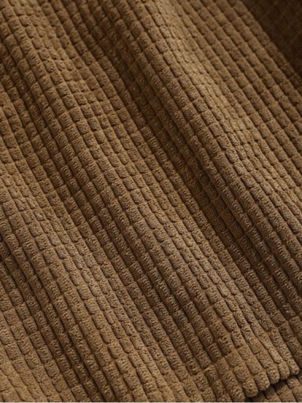 Pure Color Drawstring Corduroy Shorts Pure Color Drawstring Corduroy Shorts