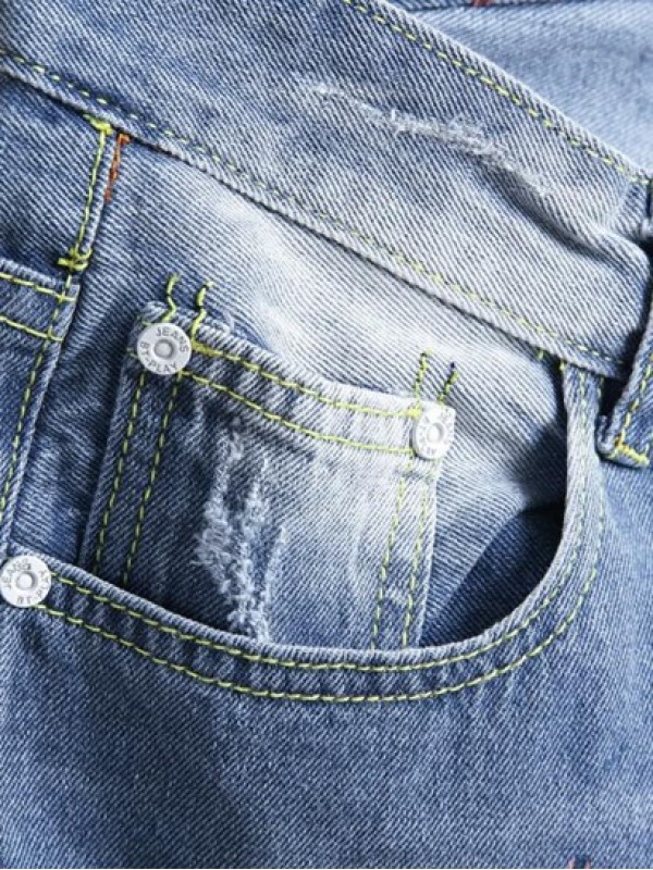 Splash Paint Pattern Destroyed Denim Shorts Splash Paint Pattern Destroyed Denim Shorts
