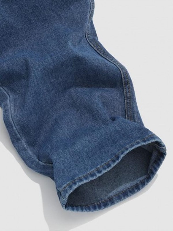 Loose Straight Leg Zipper Fly Jeans Loose Straight Leg Zipper Fly Jeans