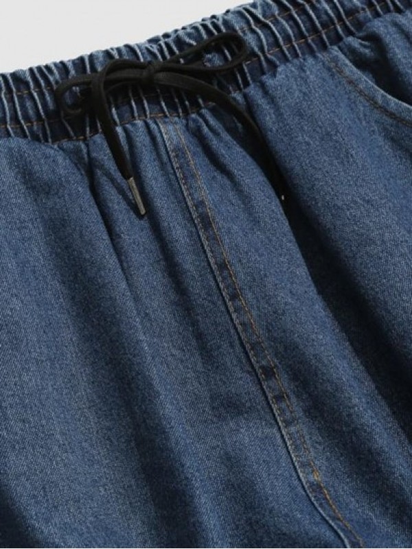 Letter Wide Leg Baggy Jeans Letter Wide Leg Baggy Jeans