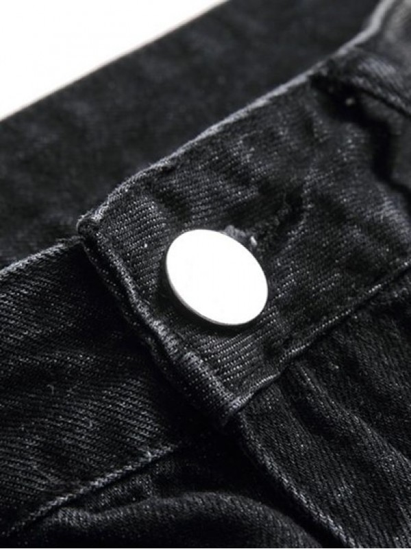 Skinny Distressed Zipper Fly Jeans Skinny Distressed Zipper Fly Jeans