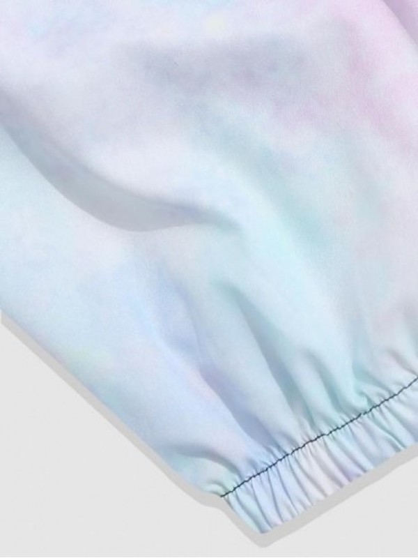 Tie Dye Print Casual Pocket Beam Feet Pants Tie Dye Print Casual Pocket Beam Feet Pants