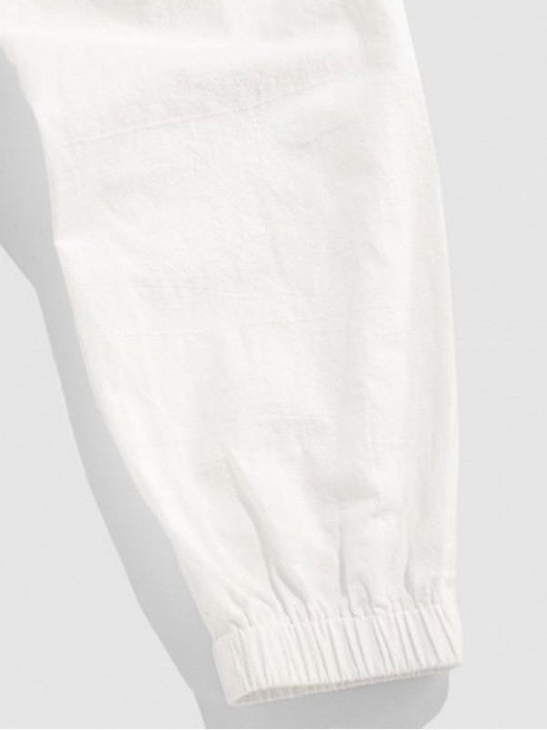 Solid Color Label Design Sweatpants Solid Color Label Design Sweatpants